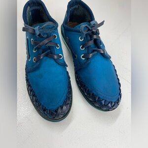 Suede Navy Blue women’s  Boat Shoes